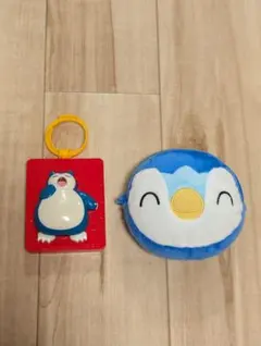 ポケモン カビゴン キーホルダー ポッチャマ ポーチ セット