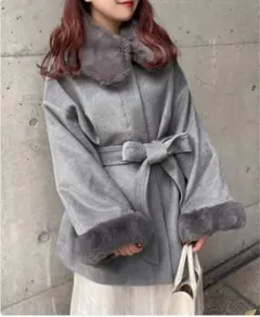 コート ムートンコート