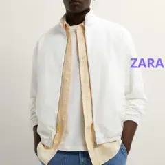 ZARA コットンジャケット　L　白