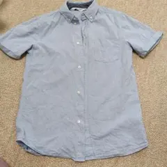 H&M 半袖ボタンダウンシャツ US 11-12Y
