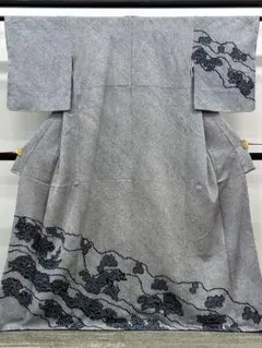 総絞り 訪問着 松竹梅 ぼかし八掛 正絹 躾糸付き HKT211のサムネイル