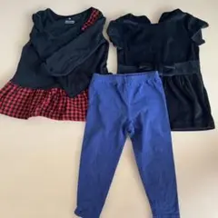 carter's トップス2点、ズボン1点(80〜90cm)