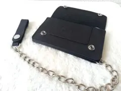 レザー　ミドルトラッカーウォレット 　 チェーン付き