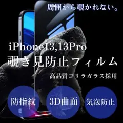 iPhone13 覗き見防止ガラスフィルム　ゴリラガラス　新品