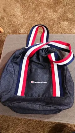 トートバッグ チャンピオン CHAMPION 巾着型 デニムのサムネイル