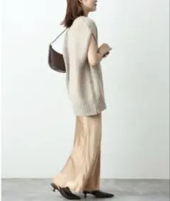 SLOBE IENA サテンロングスカート