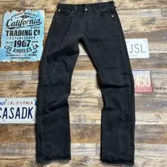 k*3様 Levi’s 501 ブラックデニム W31 メキシコ製 M相当　黒デ