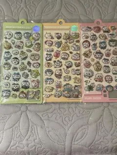 海外製ちいかわシール　ウォーターシール 3シートセット