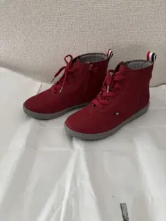 売り切り　美品　le coq sportif レインシューズ レッド　23㎝のサムネイル