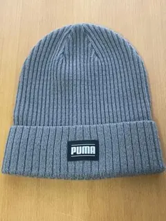 PUMA ニット帽 ビーニー グレーのサムネイル