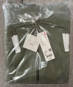 【完売品・新品】 スウェットオーバーサイズフルジップパーカ XL グリーン