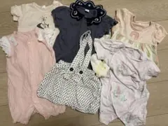 Cottoli・ジェラピケ　ロンパース・カバーオール　６０〜８０センチ６着セット