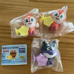 ピタピタくっつくマスコット アンパンマン 三個セット