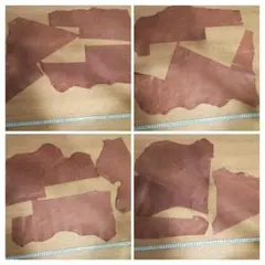 ラムレザー　はぎれ11枚セット　羊革　シープスキン　薄め　柔らか