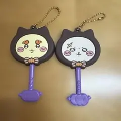 ちいかわ！！ ハロウィン 猫型 マスコット キーホルダー 2種セット