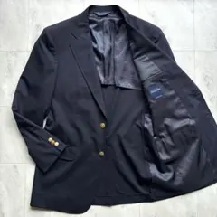 美品 ブルックスブラザーズ MILANO 紺ブレザー 銀ボタン ジャケット L