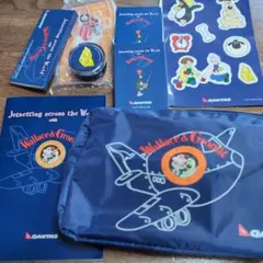 ウォレスとグルミット キャラクターグッズセット カンタス航空ノベルティ