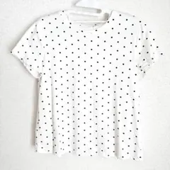 SHEIN シーイン ドット柄トップス 半袖Tシャツのサムネイル