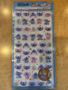 ボンボンドロップシール　ミニ　スティッチ　正規品