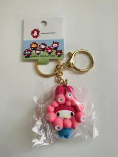 関西万博　サンリオ　ミャクミャク　立体マスコットキーホルダー マイメロディ