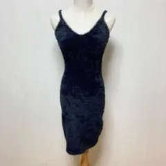 resexxy リゼクシー　シャギーニットワンピース　黒