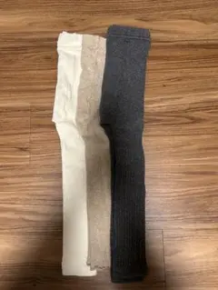 ユニクロ　リブ編みレギンス 3点セット