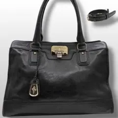 美品　COLE HAAN コールハーン レザー 2way ショルダーバッグ　A4のサムネイル