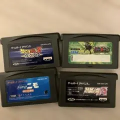 ゲームボーイアドバンス ソフト 4本セット