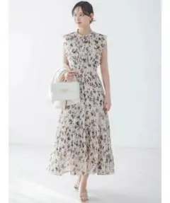 新品】レア定価 約6万円 ANAYIワンピース 上品 アイボリー 38 希少品 