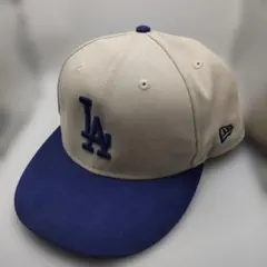 ◆4163 NEWERA　ロサンゼルスドジャース　オフホワイト　キャップ
