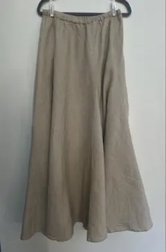 Plage プラージュ　ロングスカート　マキシ丈　リネン100% 麻のサムネイル