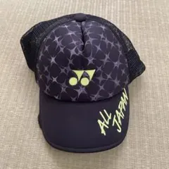 ヨネックス　ALL JAPAN  帽子　黒のサムネイル