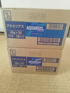 アクエリアス 1L用 粉末 48g×30袋×2箱 計60袋 新品 未開封のサムネイル