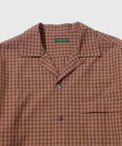 チェックオープンカラーシャツ アダムエロペ WILD LIFE TAILORのサムネイル