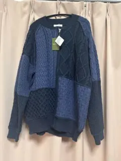 FREAK'S STORE パッチワークニットセーター F