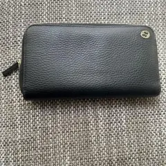 GUCCI 長財布 ブラック インターロッキングG ラウンドファスナー