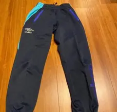 umbro スポーツパンツ ネイビー/ターコイズ 150cm