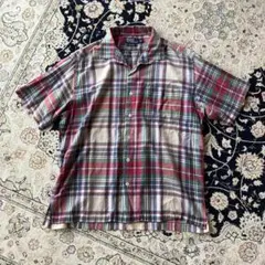 ラルフローレン　Caldwell 開襟シャツ　半袖　90s マドラスチェックのサムネイル