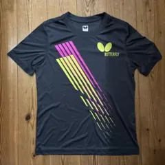 BUTTERFLY 卓球ウェア 黒/ピンク/黄