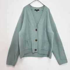 UNIQLO ユニクロ スフレヤーンショートカーディガン Lサイズ カジュアル