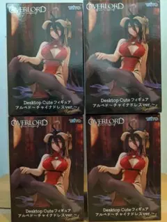 【4体セット】Desktop Cute フィギュア アルベド チャイナドレス