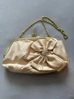 パーティー用バック　ベージュ