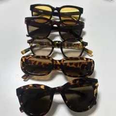 FLEX BEAMS SHEIN など、サングラス 5点セット まとめ売りのサムネイル