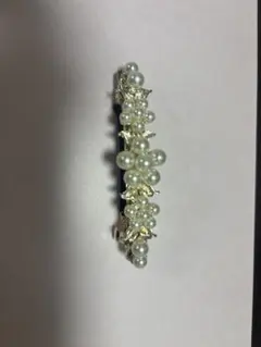 パール装飾ヘアピン 約10cm