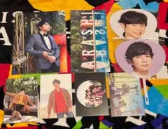 嵐 松本潤 アートカード ミニうちわ ポストカード