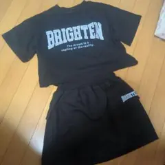 セットアップ　サイズ150 女の子　tシャツ スカート（オーバーパンツ付き）