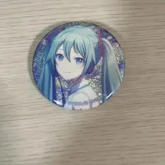 プロセカ 初音ミク　グリッター缶バッジ