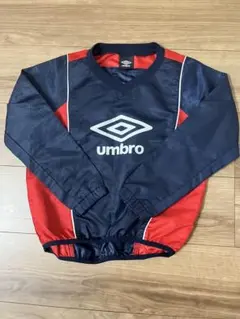 umbro 長袖ピステ ネイビー/レッド 130サイズ