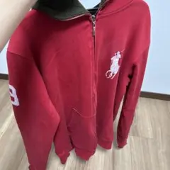 ビックポニー　ジップパーカー レッドのサムネイル