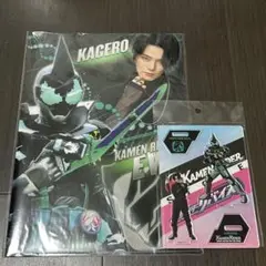 仮面ライダーエビル カゲロウ アクスタ クリアファイル セット